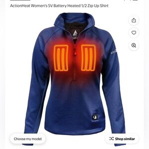 Women's Heated Heated Jacket  XL - Navy